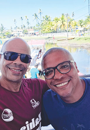 Renato Paixão e Romilson Santos, criadores e produtores do Bahia Surf Festival