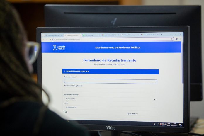 recadastramento de servidores municipais em lauro de freitas