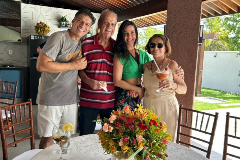 a celebracao aconteceu em vilas do atlantico na presenca de familia e amigos