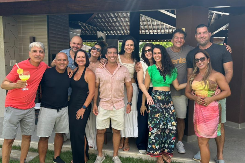 a celebracao aconteceu em vilas do atlantico na presenca de familia e amigos