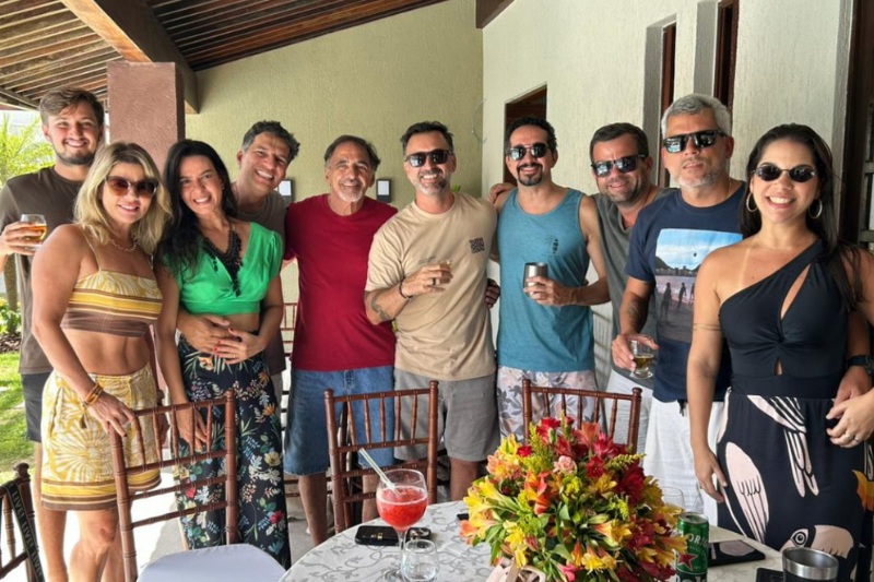 a celebracao aconteceu em vilas do atlantico na presenca de familia e amigos