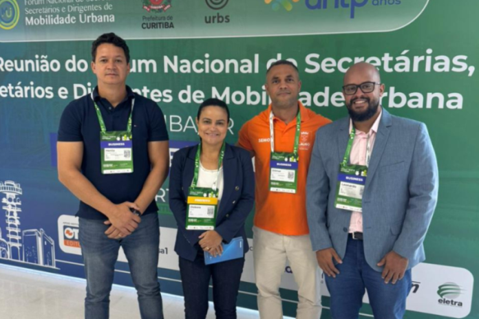 prefeitura de lauro de freitas busca parceria boas praticas em congresso de mobilidade em curitiba
