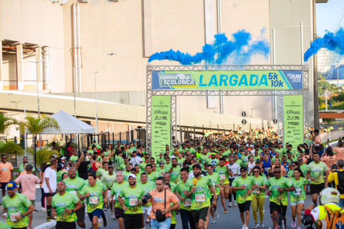 fotos de primeira edicao da corrida ecologica de lauro de freitas
