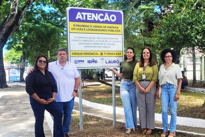 proibicao de comerceializacao ilegal de animais em lauro de freitas