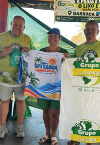 limpeza na praia de ipitanga em lauro de freitas